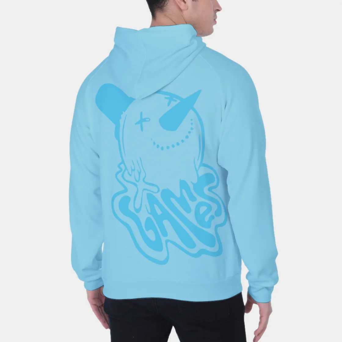 All-Over Print Men's Heavy Fleece Raglan Hoodie