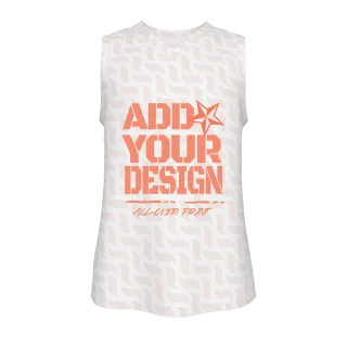 All-Over Print Men's V Neck Basketball Top