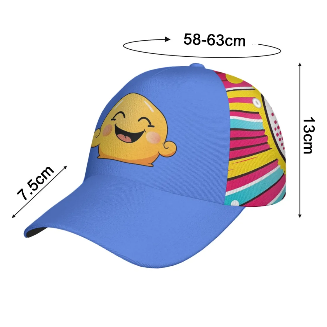 All-Over Print Peaked Cap With Box