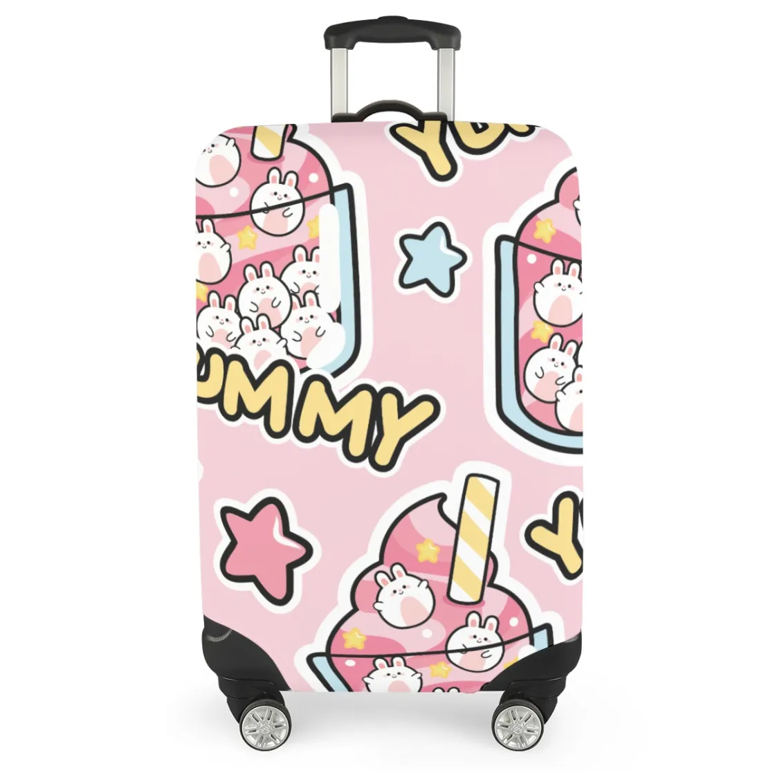 All-over Print Luggage Cover (With Belt)
