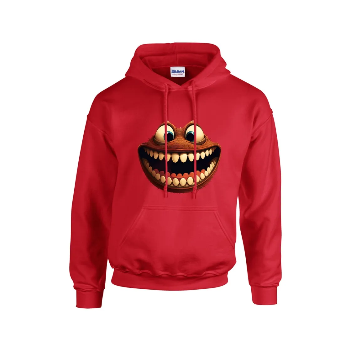 Men's Hoodie Printed in USA |Gildan 18500 Front DTF