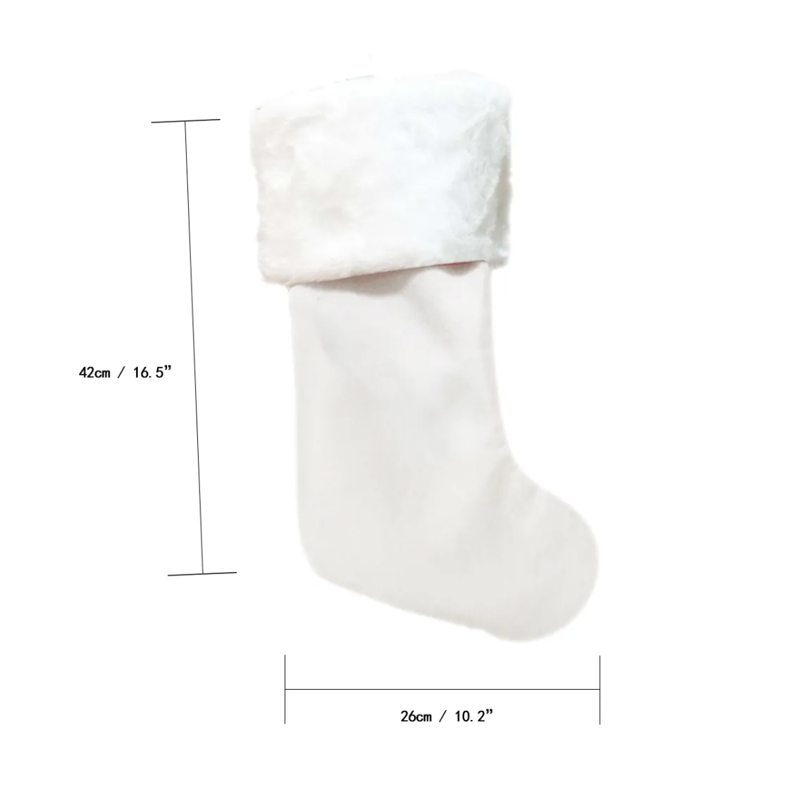 All-Over Print Christmas Socks With Plush Cuff