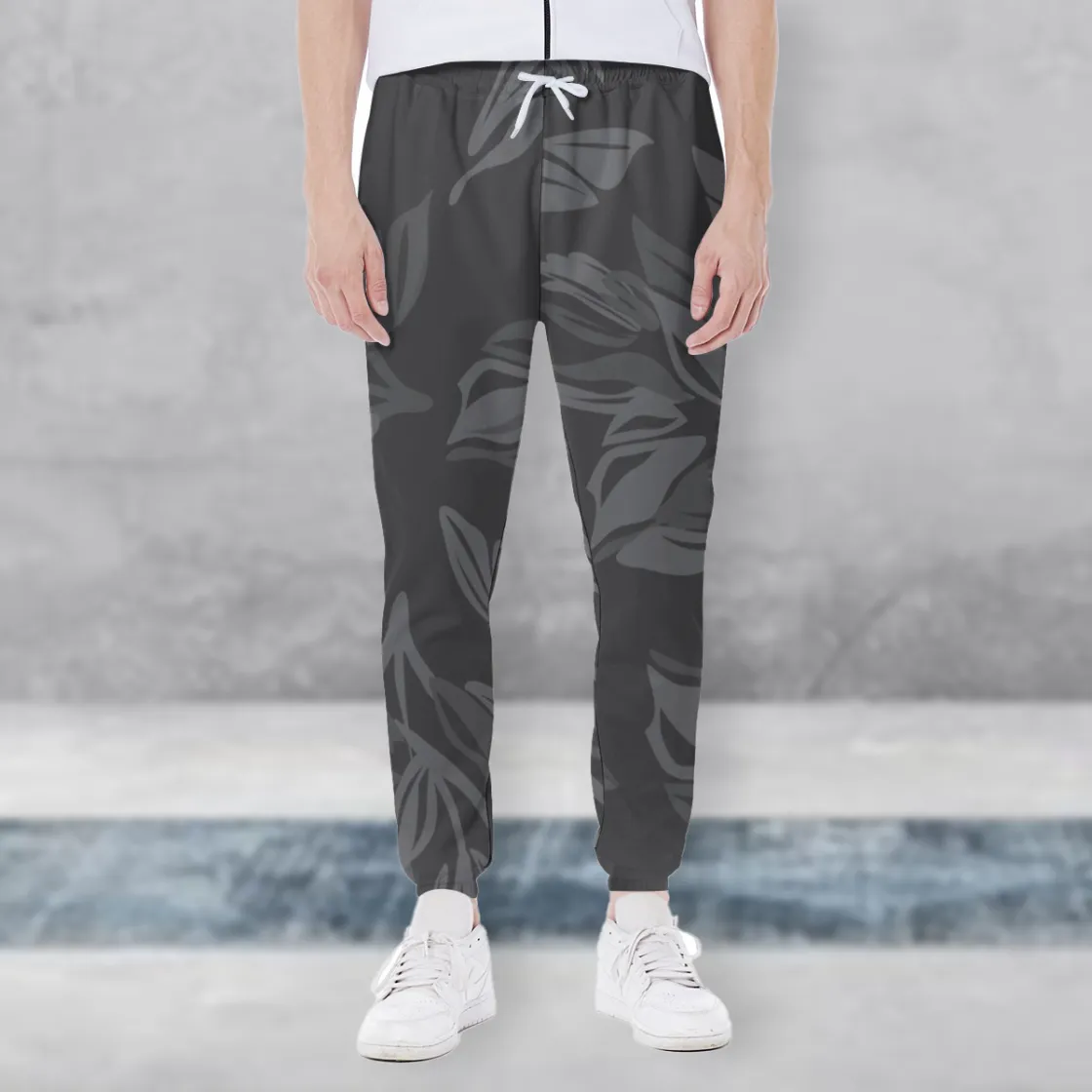 All-Over Print Men's Closed Bottom Light Weight Jogger