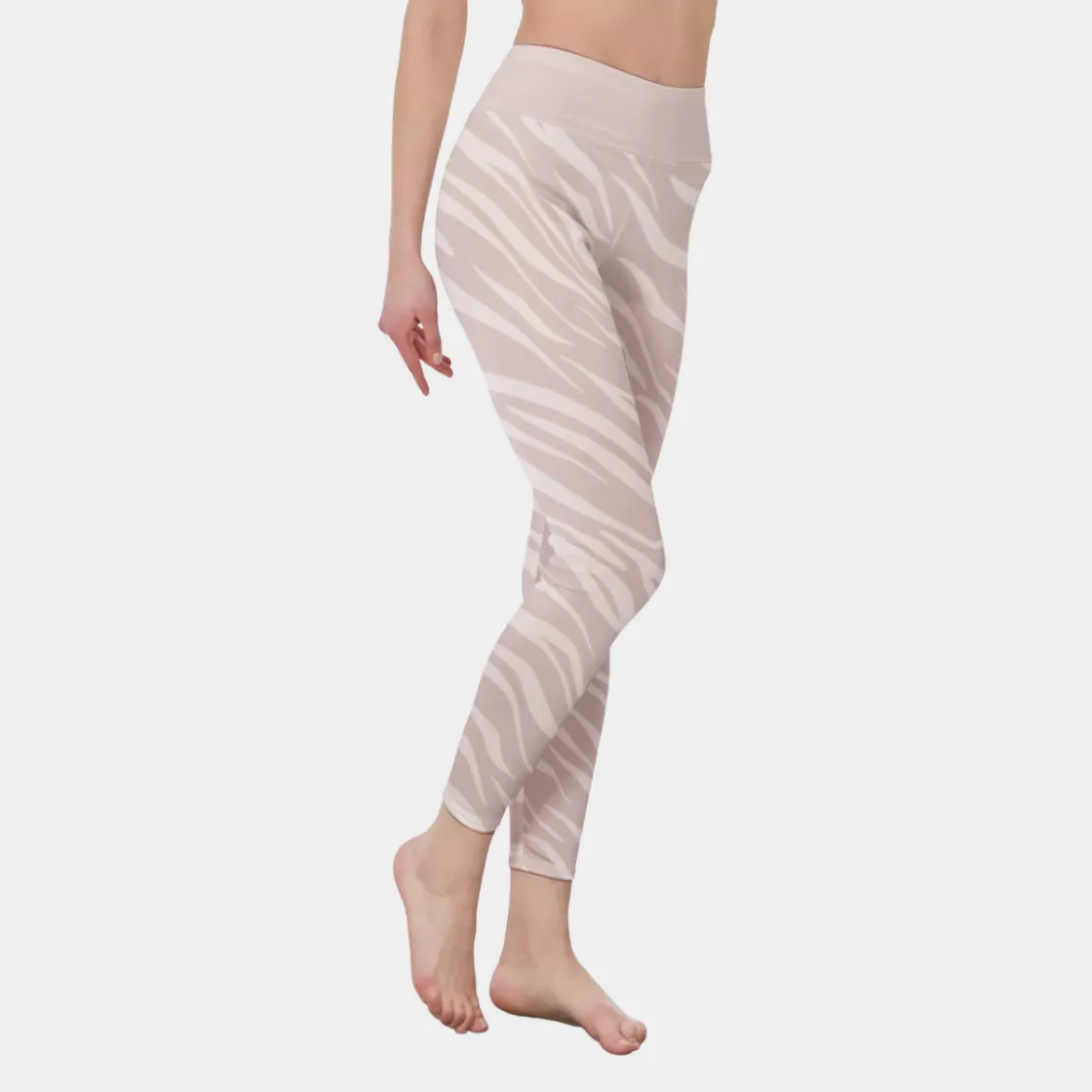 All-Over Print Women's High Waist Leggings | Side Stitch Closure