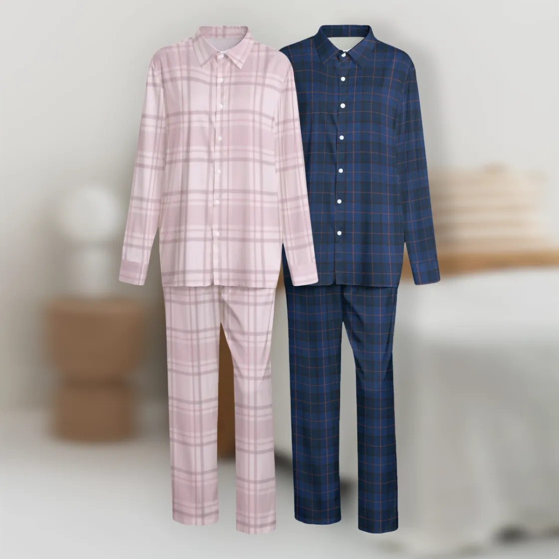 All-Over Print Unisex Imitation Silk Shirt Suit