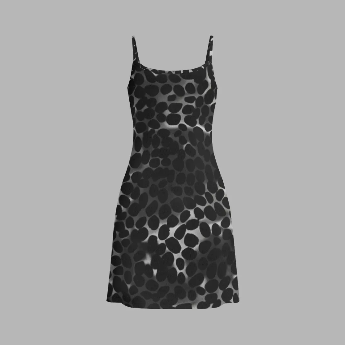 All-Over Print Women's Double-Layer Mesh Dress