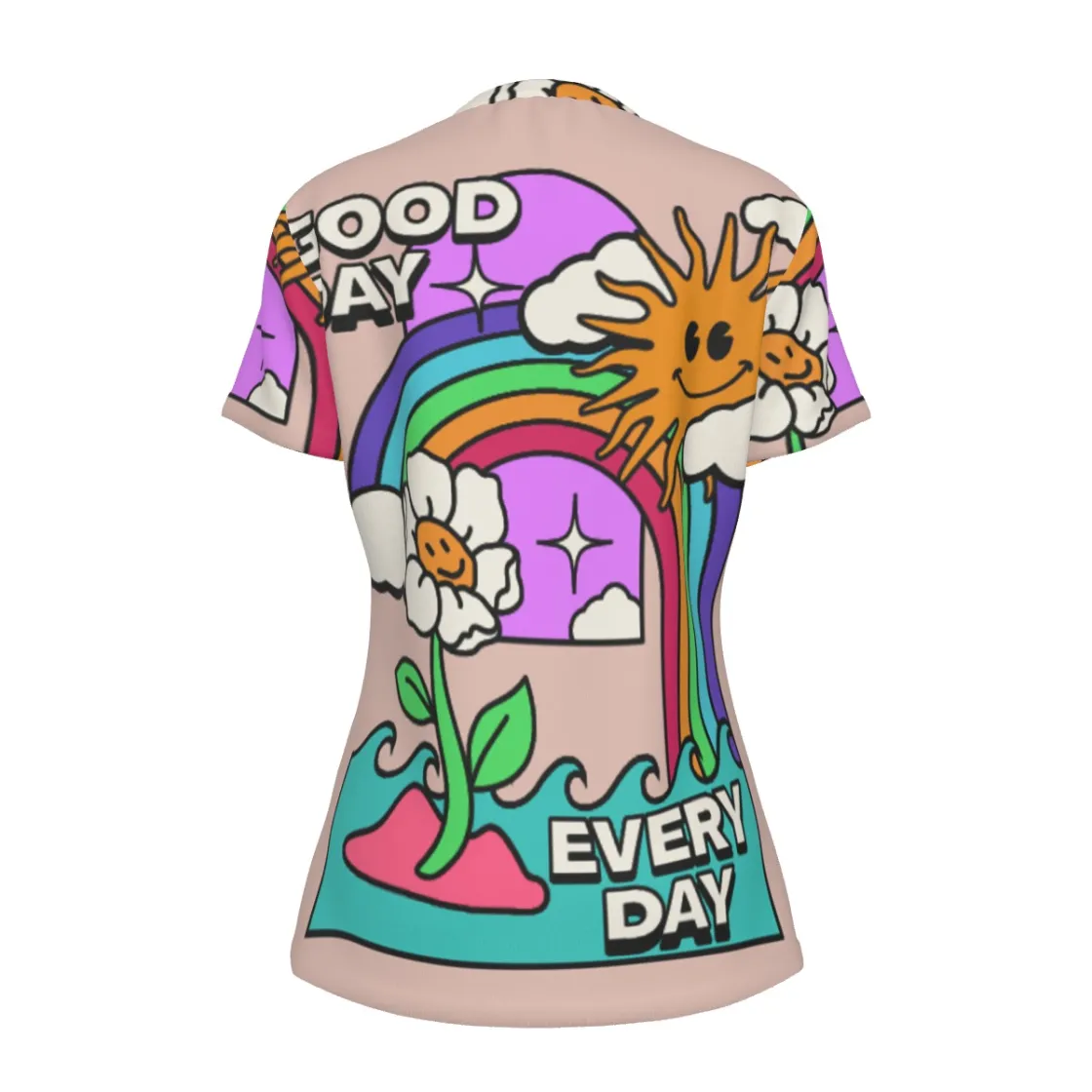 All-Over Print Women's Round T-Shirt|210GSM