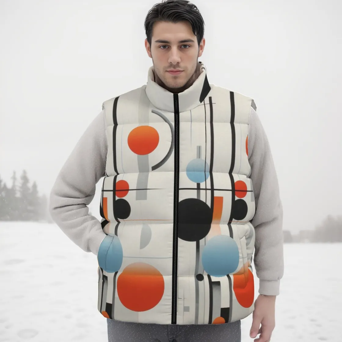 All-Over Print Unisex Down Vest