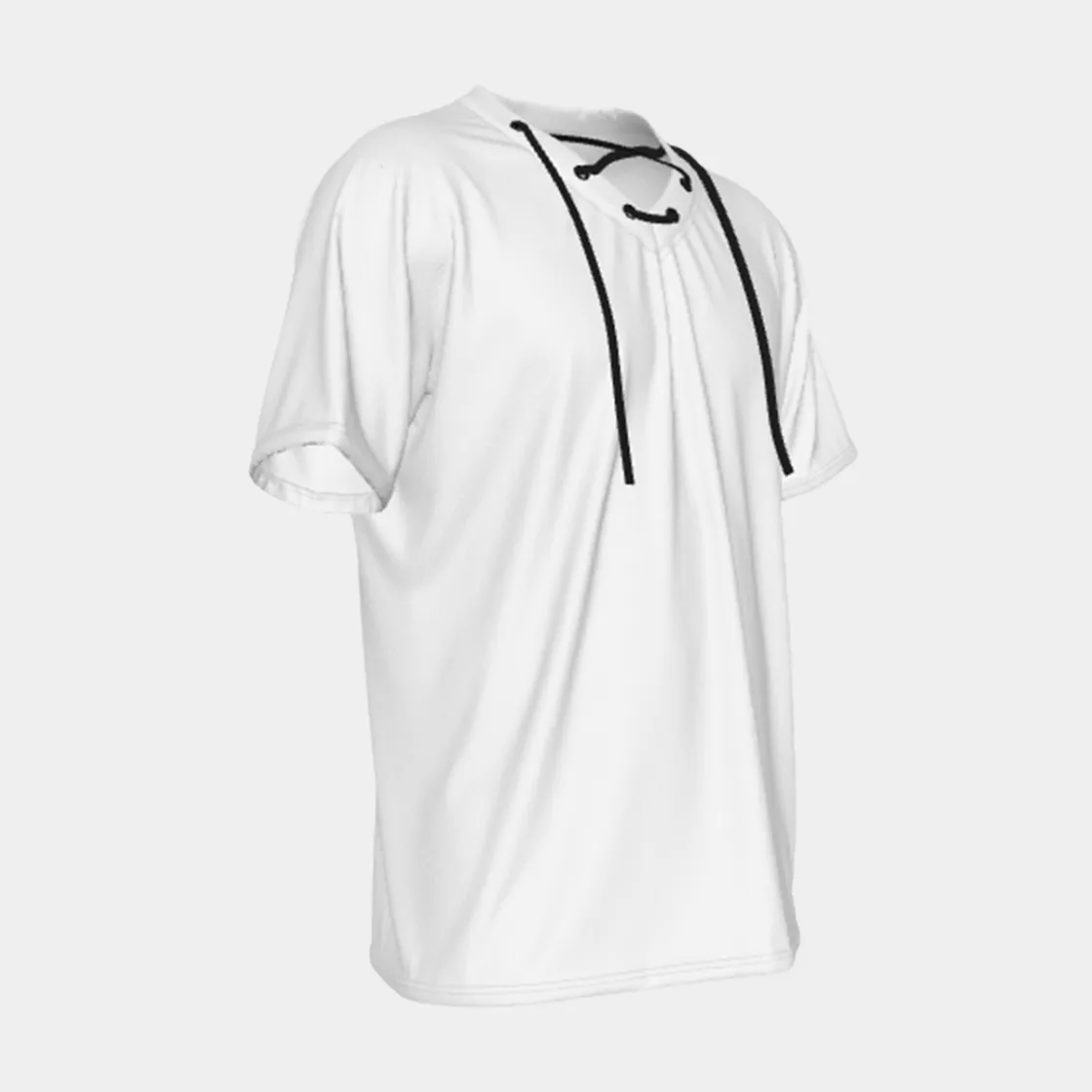 All-Over Print Men's Short Sleeve T-shirt with Neckline Tie