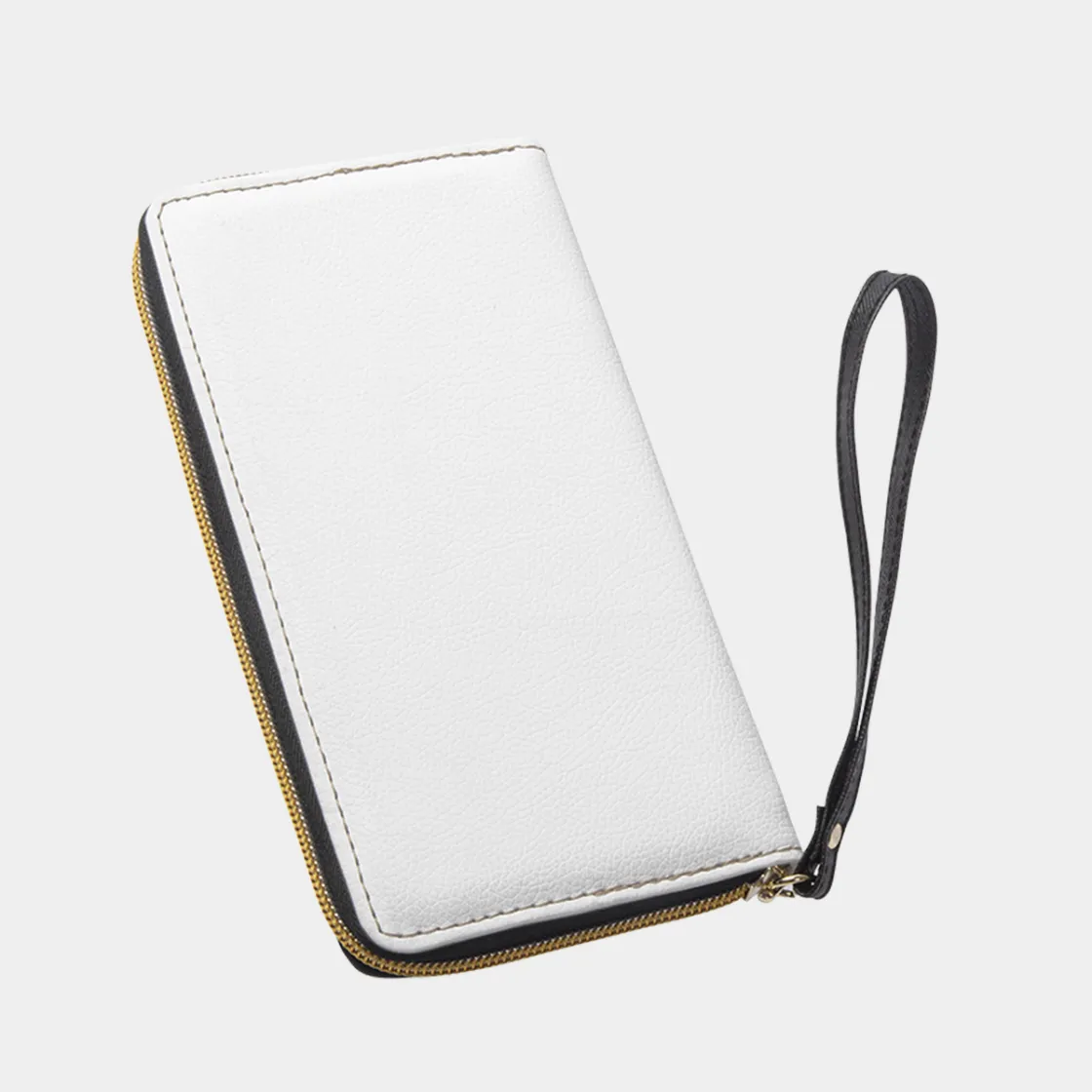 Long Wallet With Black Hand Strap