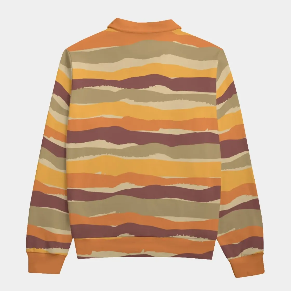 All-Over Print Unisex Lapel Sweatshirt | 310GSM Cotton