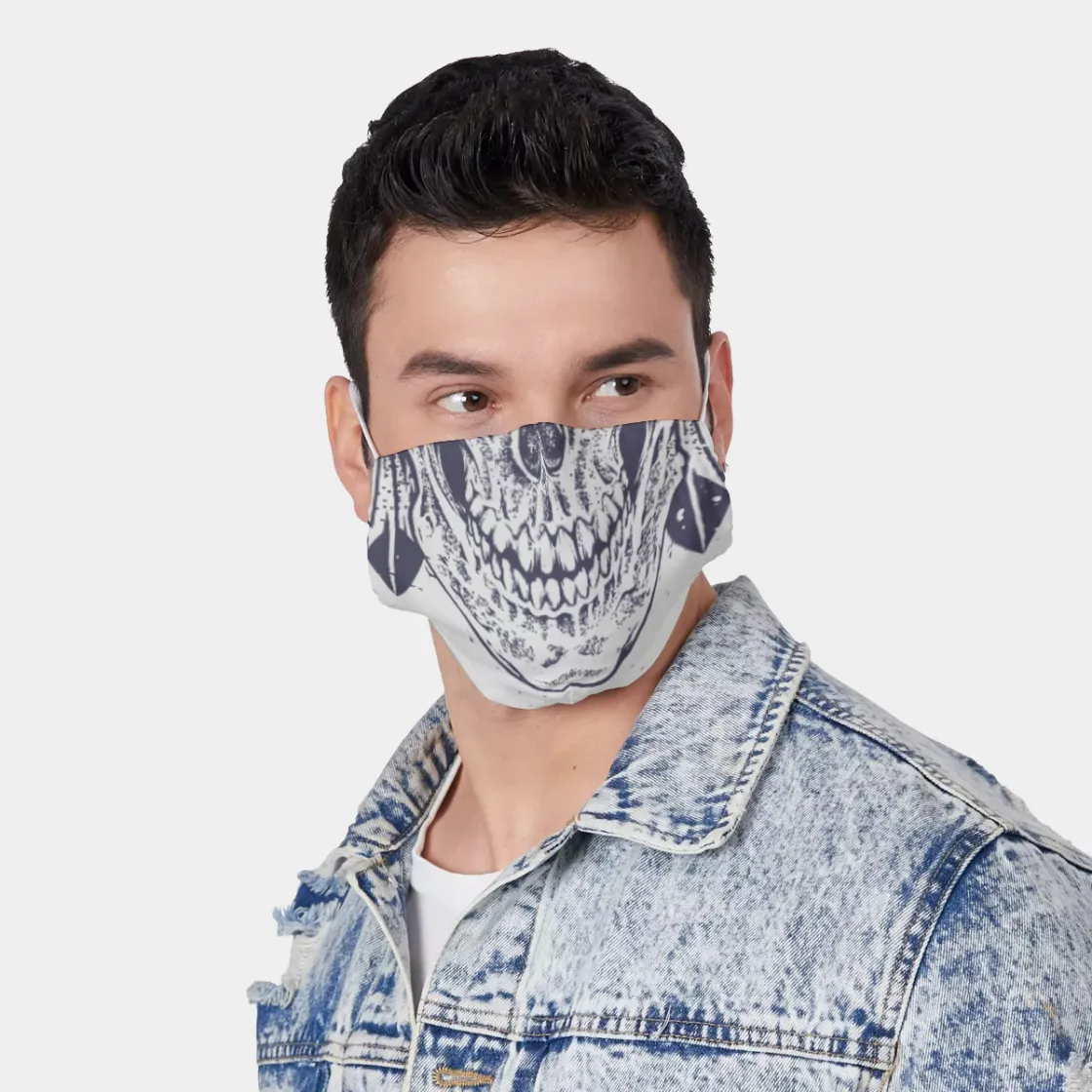 All-Over Print Face Mask with Adjustable Ear Loops