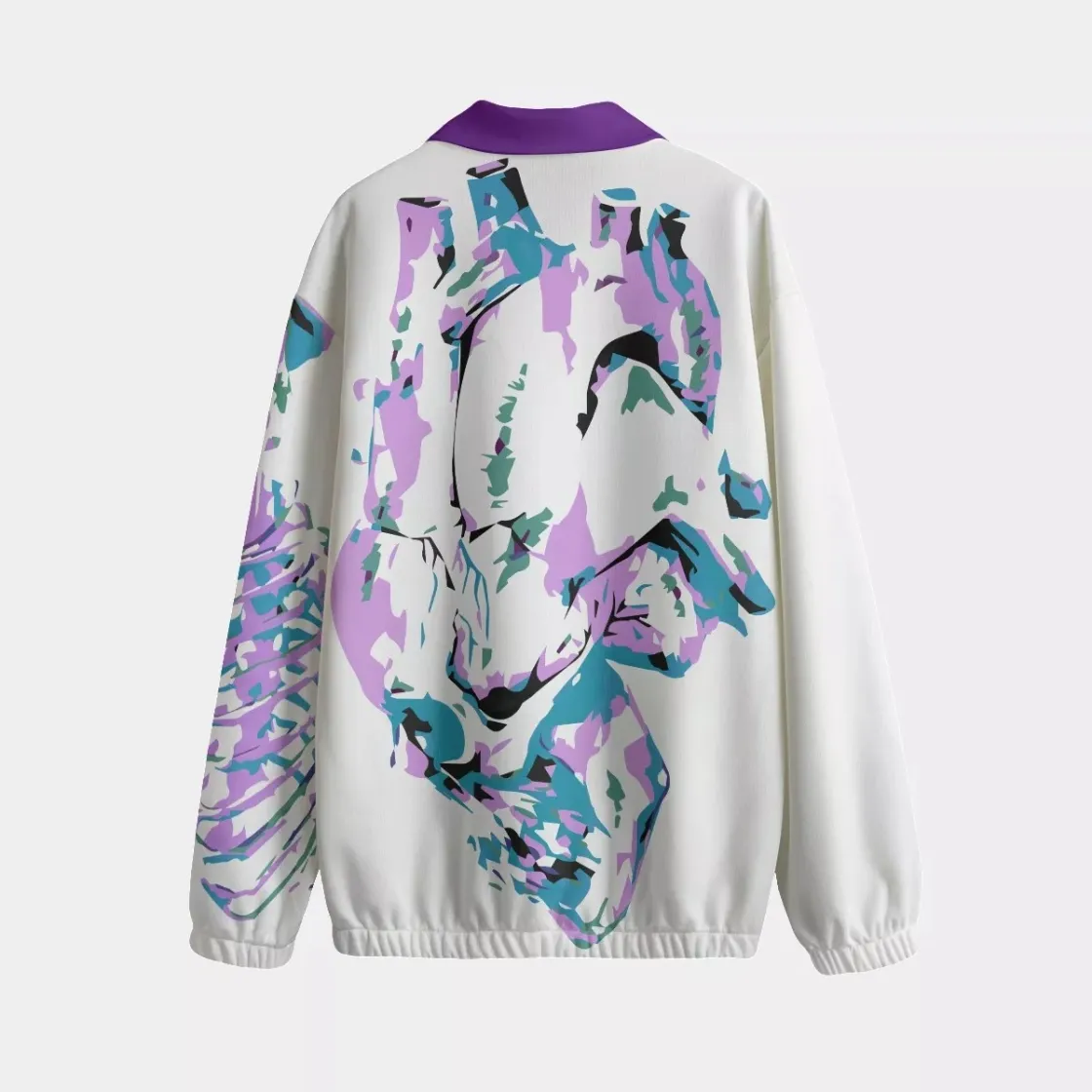 All-Over Print Unisex Stand-up Collar Outerwear