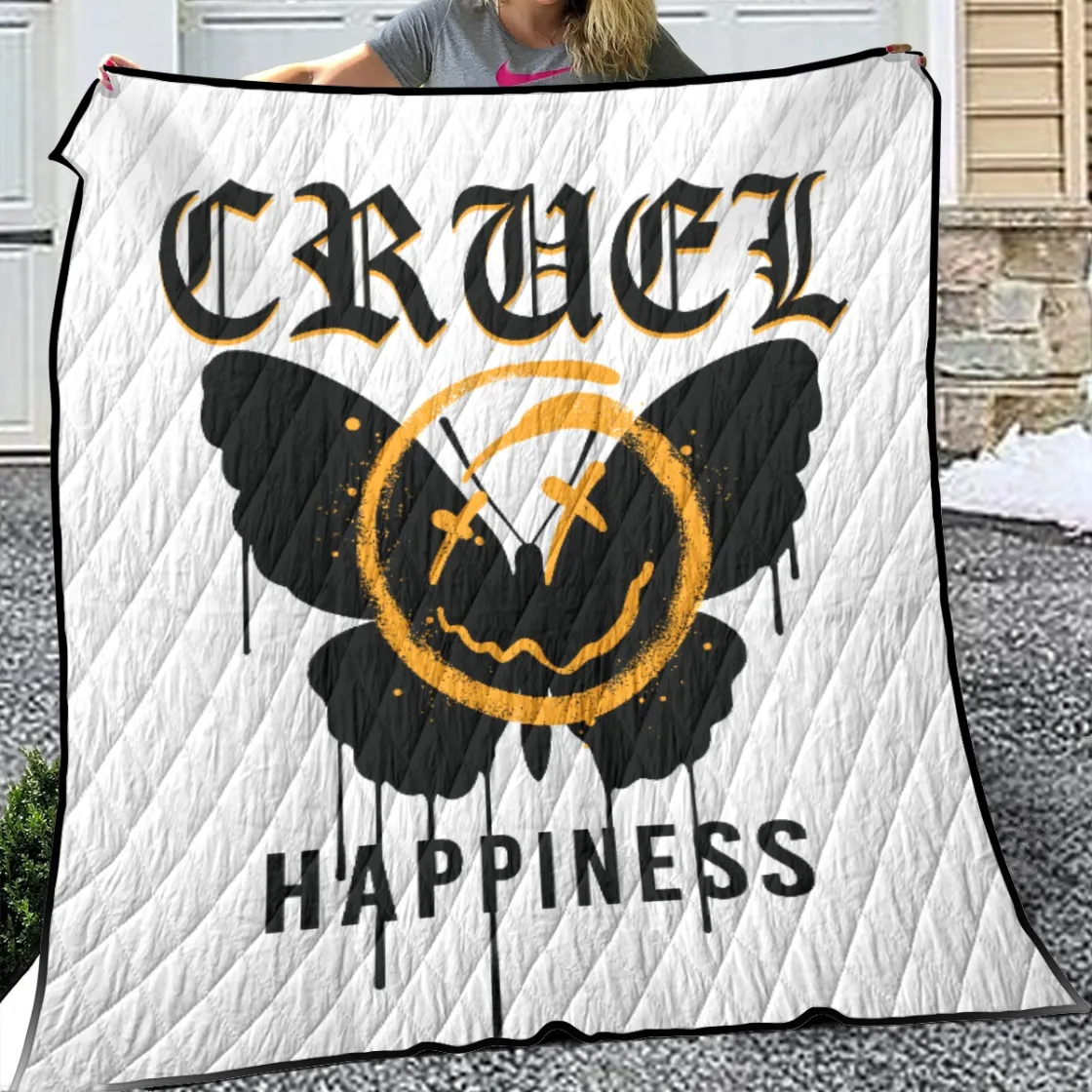 Lightweight & Breathable Quilt With Edge-wrapping Strips