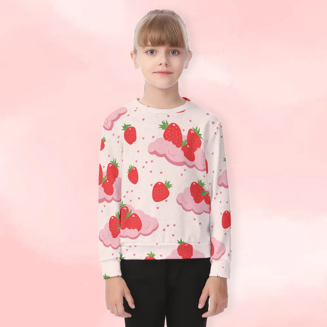 All-Over Print Kid's Sweater