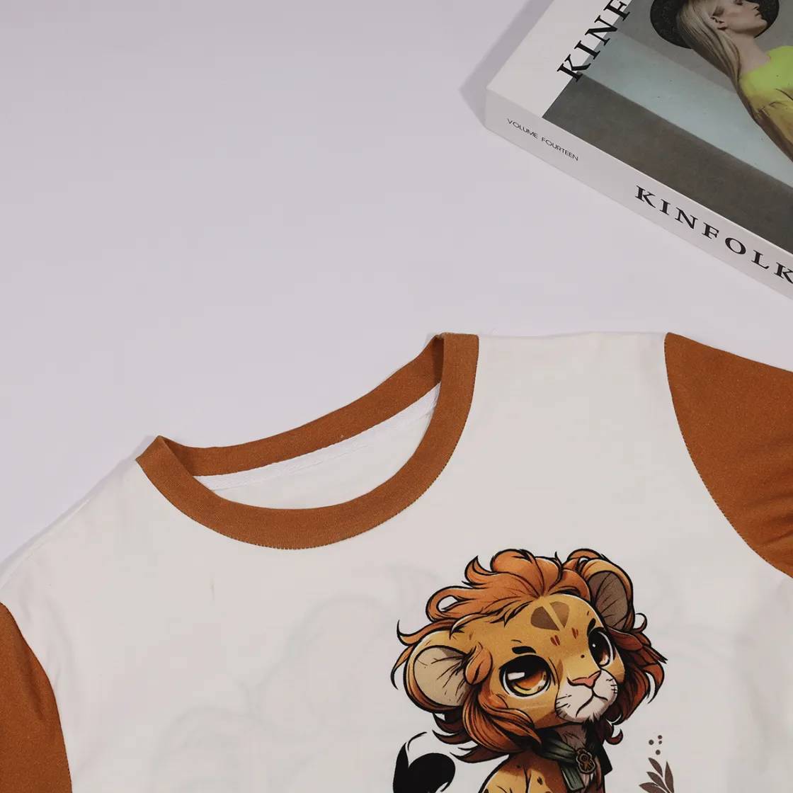 All-Over Print Children's Short-Sleeve T-Shirt | 180GSM Cotton