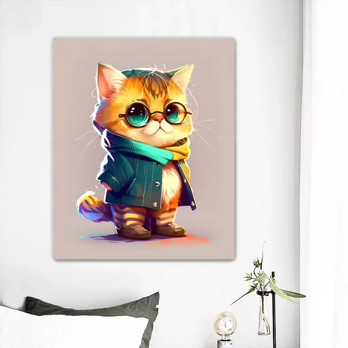 Large Frameless single-piece mural