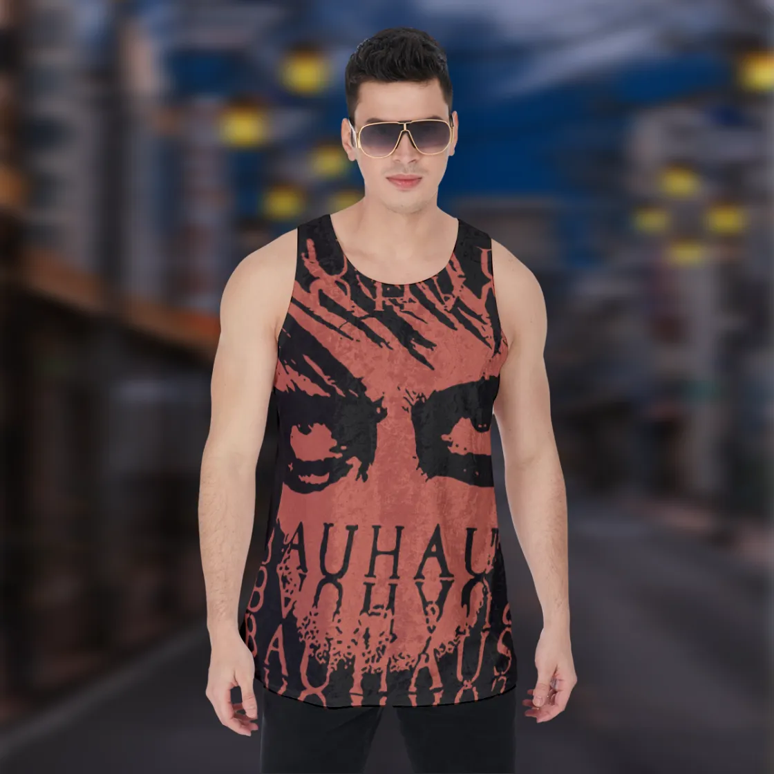 All-Over Print Men's Tank Top | Velvet