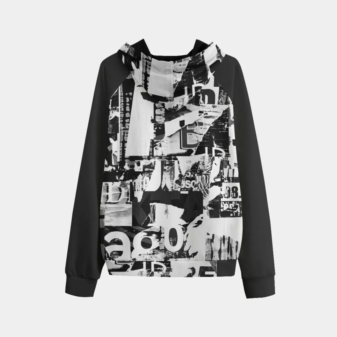 All-Over Print Men's Raglan Pullover Hoodie | Interlock