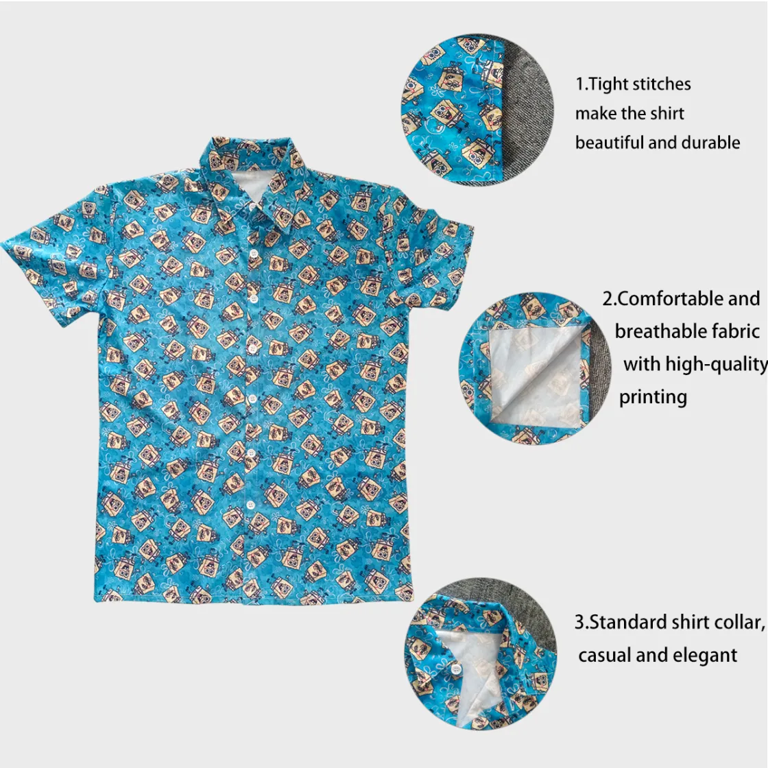 All-Over Print Men's Shirt