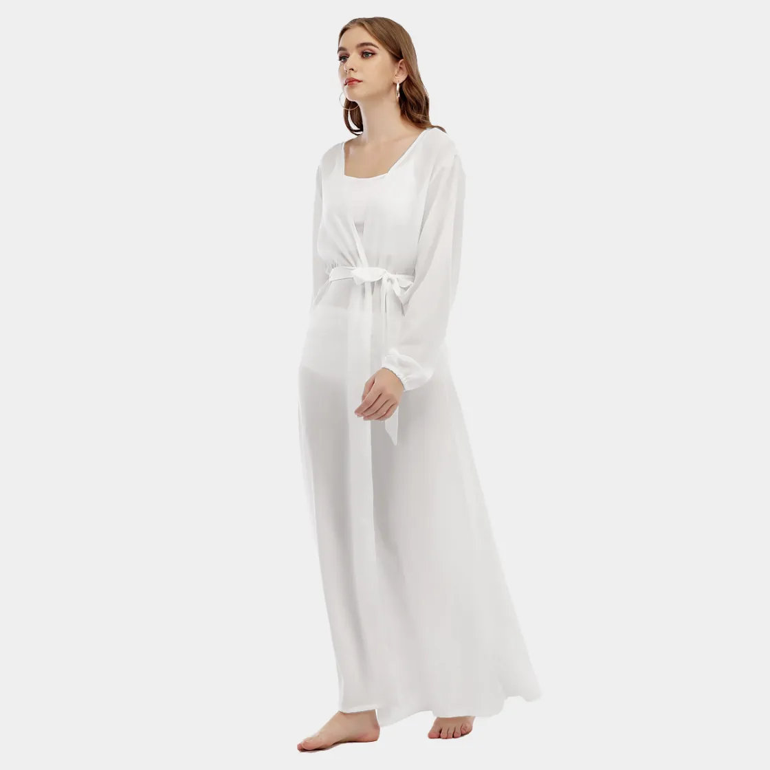 All-Over Print Women's Beach Long Coat