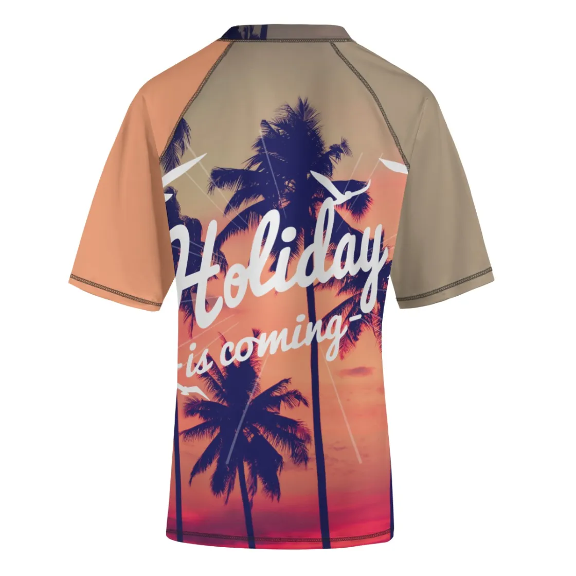 All-Over Print Unisex Yoga Sports Short Sleeve T-Shirt