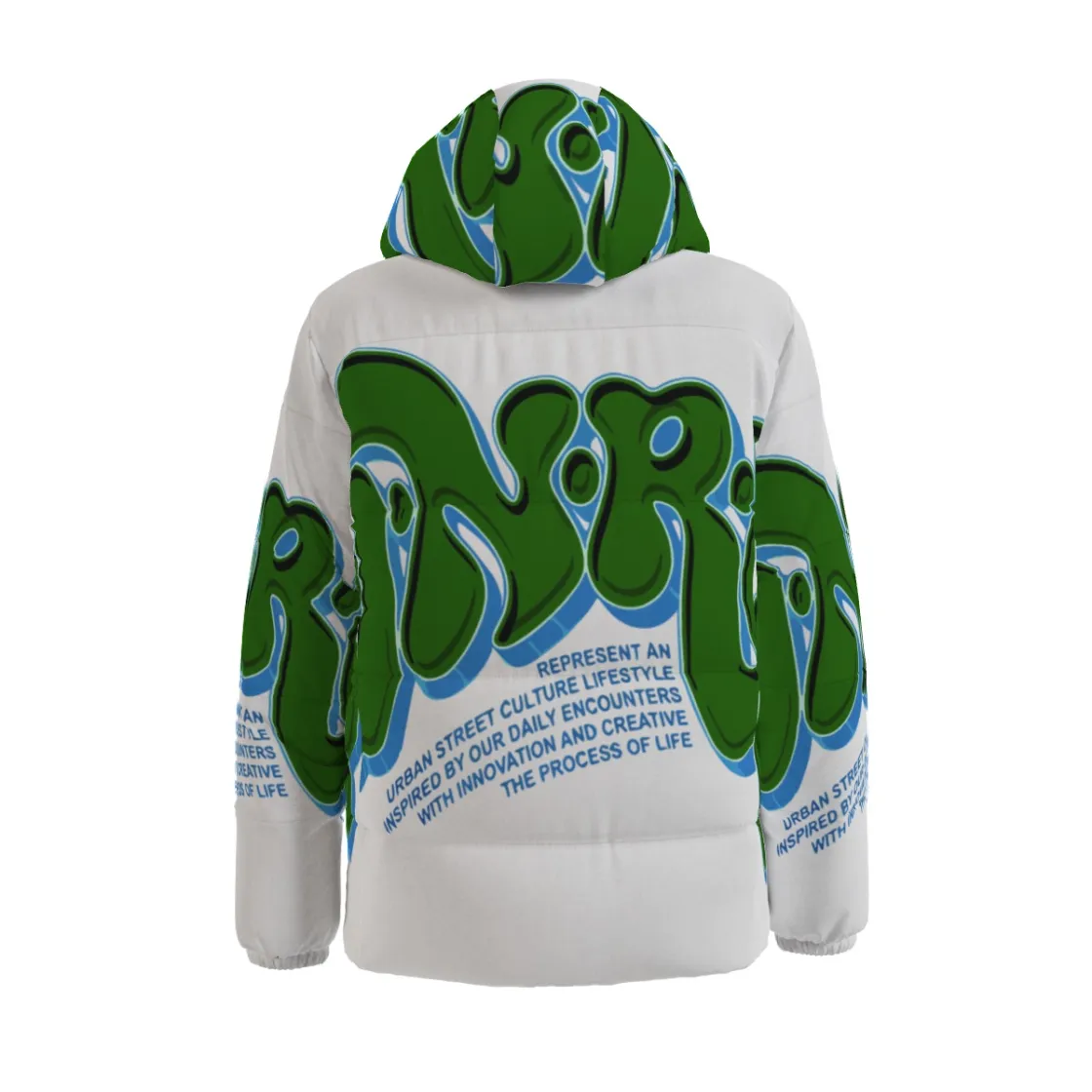 All-Over Print Unisex Down Jacket