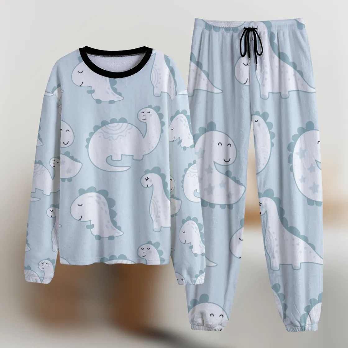 All-Over Print Unisex Thicken Pajama Suit