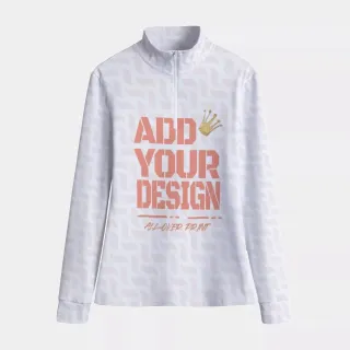 All-Over Print Women's Stand-up Collar T-shirt