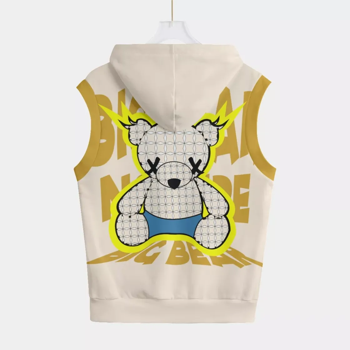 All-Over Print Unisex Hooded Vest | 310GSM Cotton