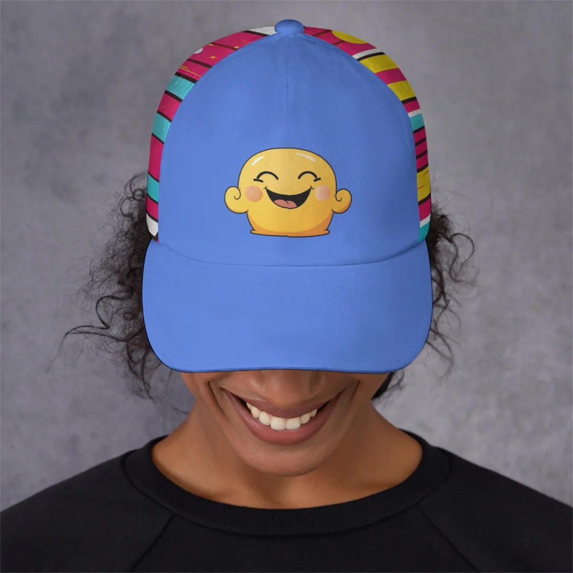 All-Over Print Peaked Cap With Box