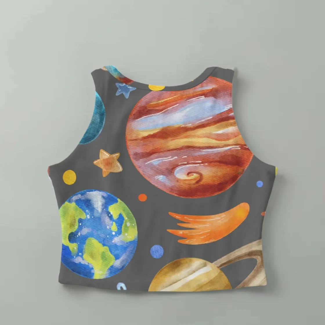 All-Over Print High-Stretch Short Women's Tank Top