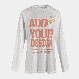 All-Over Print Unisex Yoga Sports Long Sleeve T-Shirt
