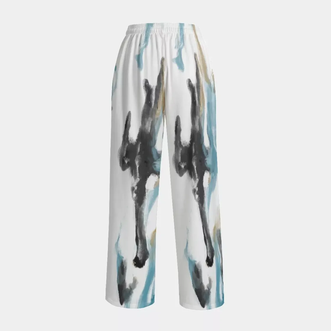 All-Over Print Unisex Wide Leg Pants | Interlock