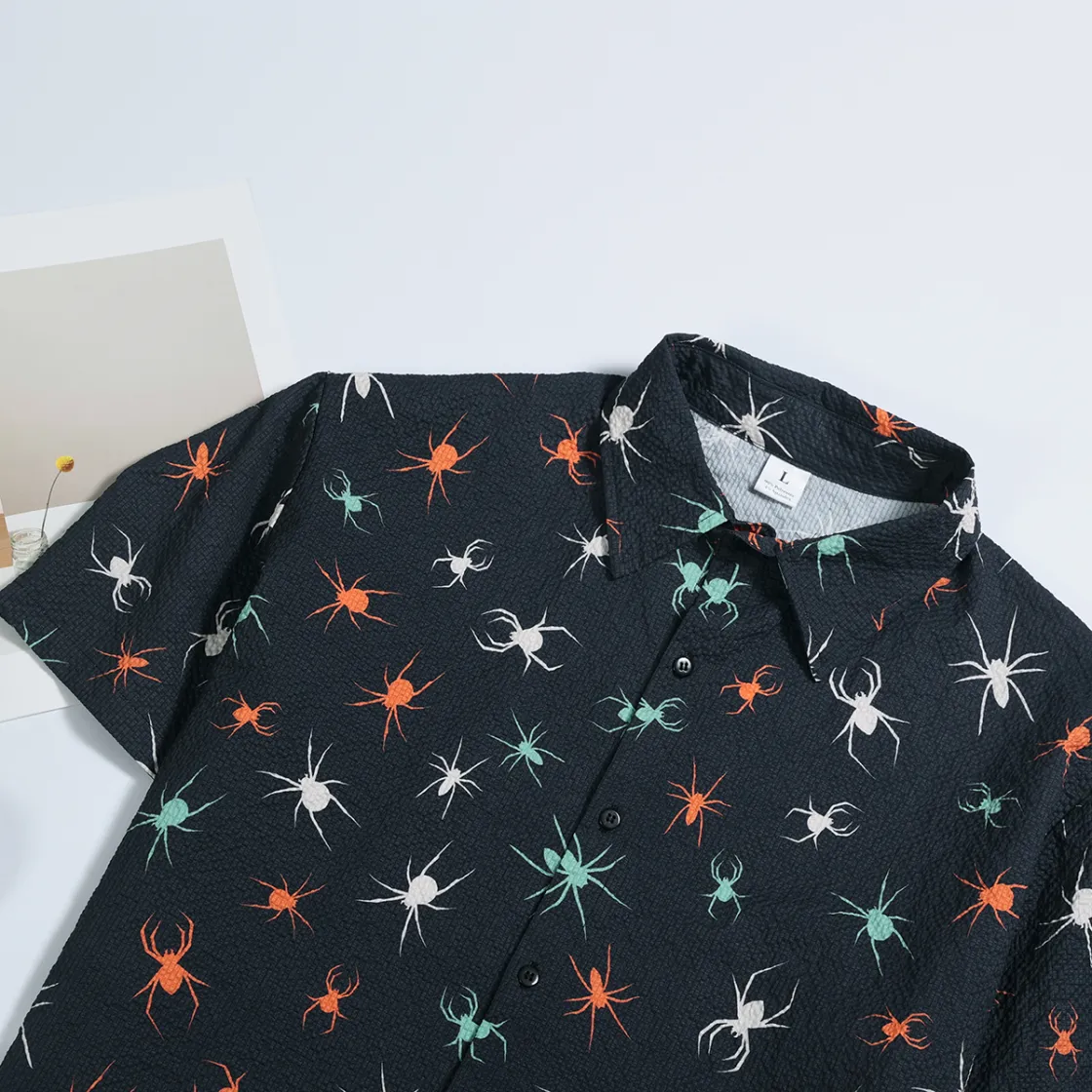 All-Over Print Men's Fashion Short Sleeve Shirt