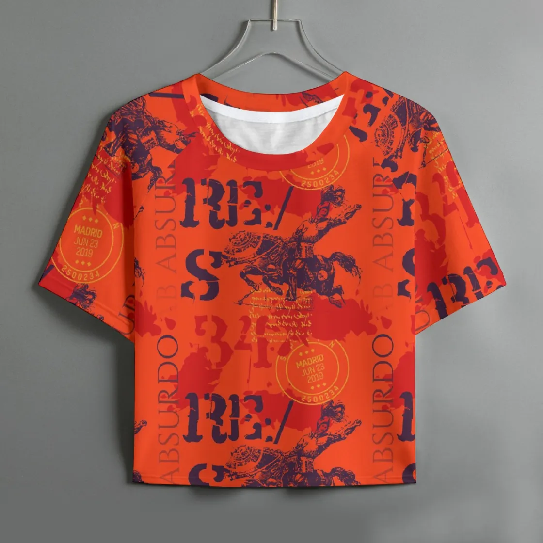 All-Over Print Women's Raglan Sleeve T-Shirt|210GSM