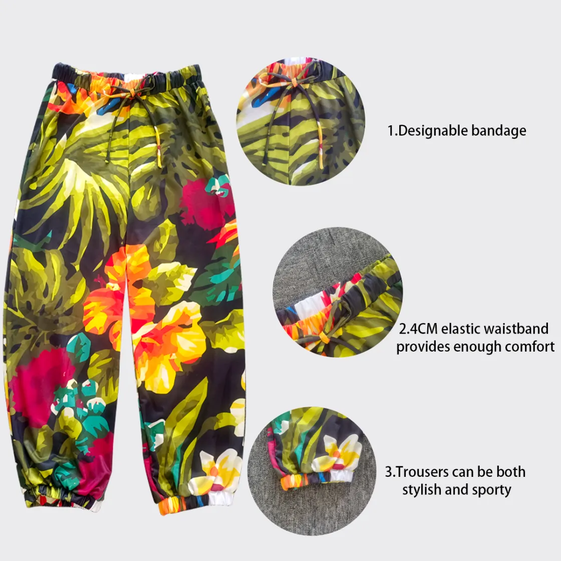 All-Over Print Women's Carrot Pants