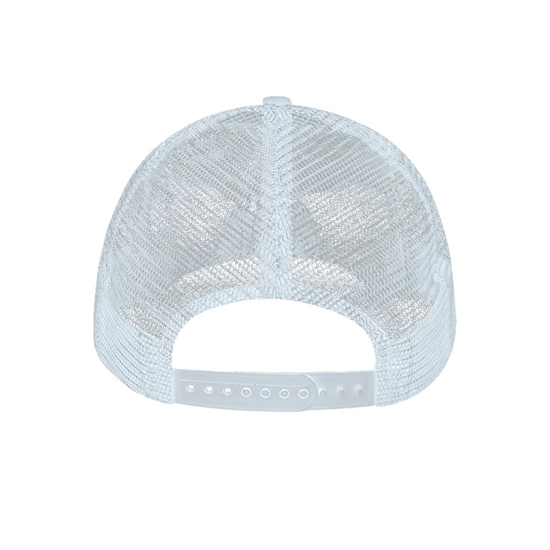 Unisex Trucker Hat With White Half-mesh