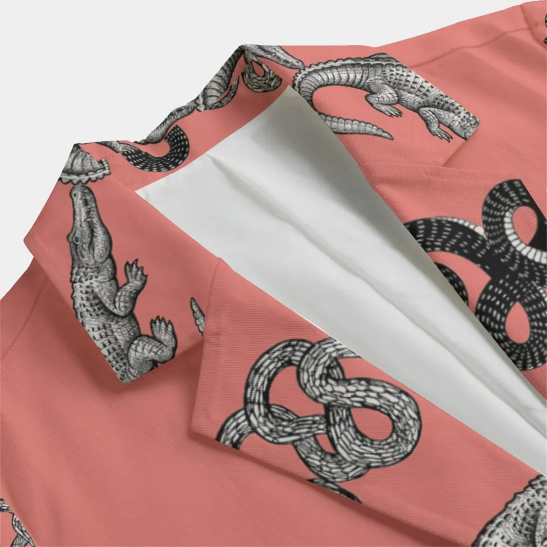 All-Over Print Women's Leisure Blazer