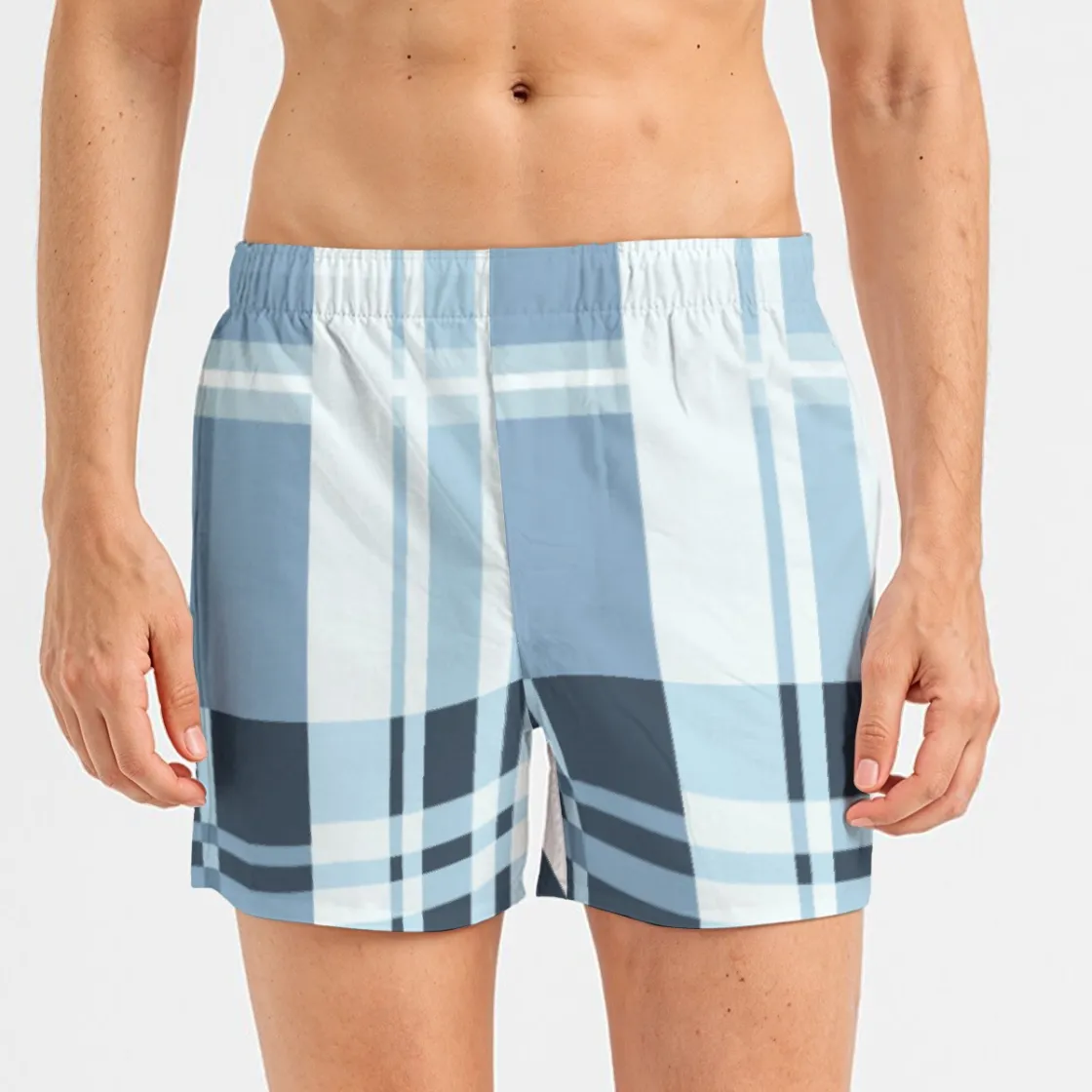 All-Over Print Men's Short Boxer Briefs|115GSM Cotton poplin